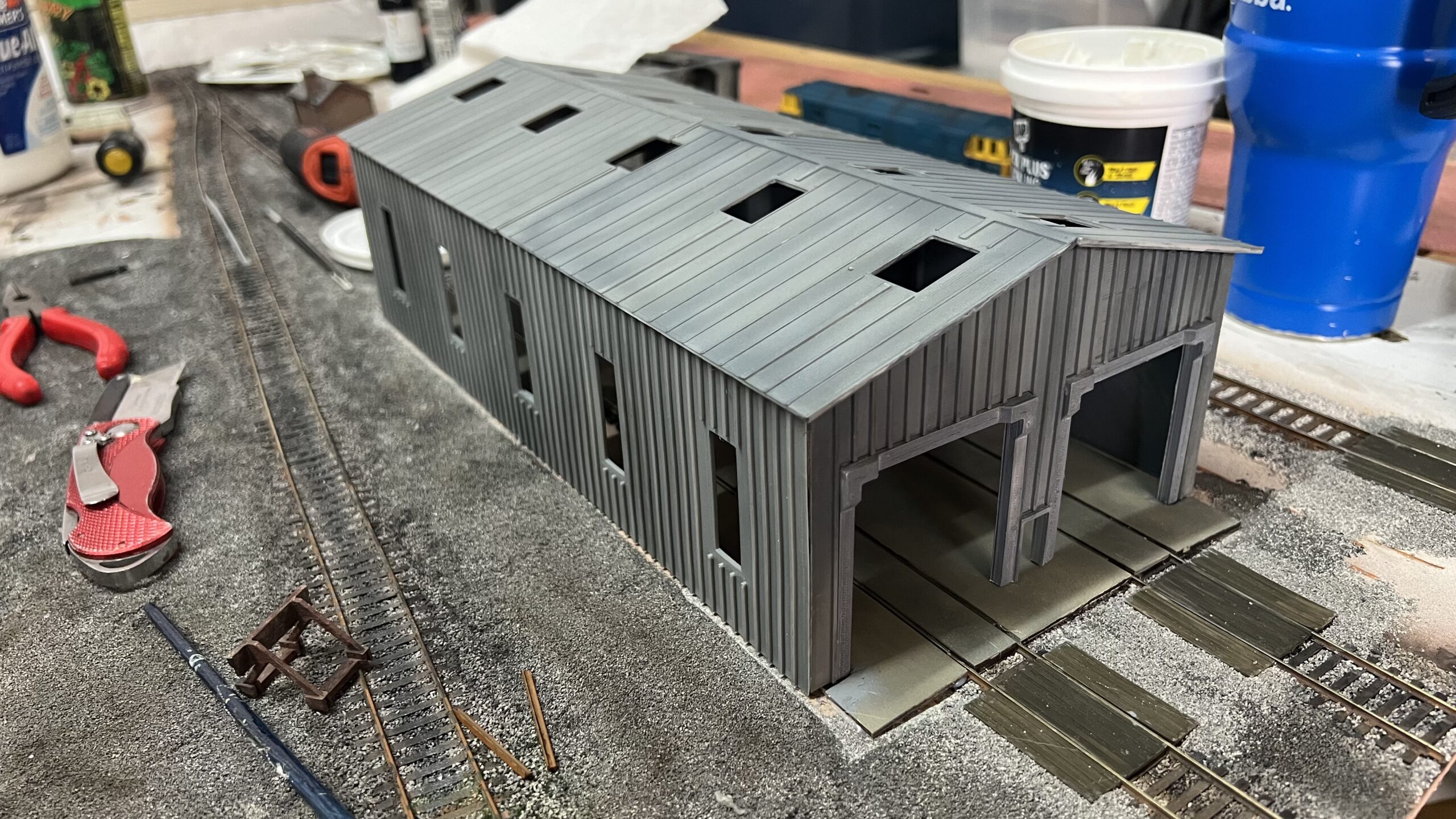 OO Scale 3D Printed Maintenance Shed